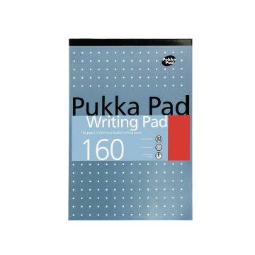 Pukka Pad Metallic Writing Pad - A5 - 160 pages - 8mm lined - Pack of 6
