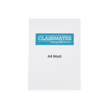Classmates Laminating Pouches 150 Micron A4 Matt - Pack of 100