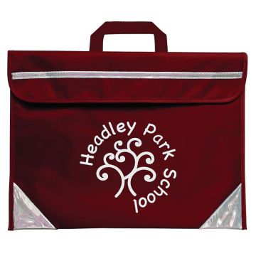 Mapac Personalised Duo Book Bag - Maroon - Pack of 25