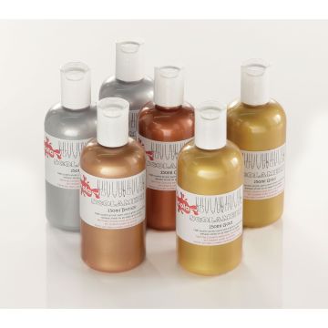 Liquid Metal Ready Mixed Paint - 150ml - Metallic - Pack of 6