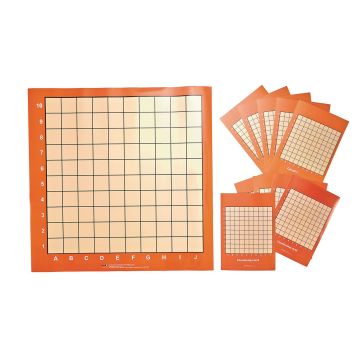 Wipeable Co -ordinates Grid