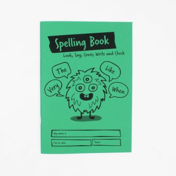 Green A5 Spelling Book 28-Page - Pack of 30