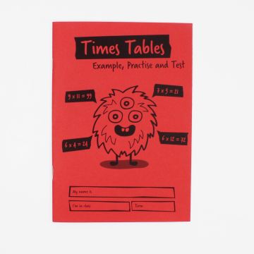Red A5 Times Table Book 24-Page - Pack of 30