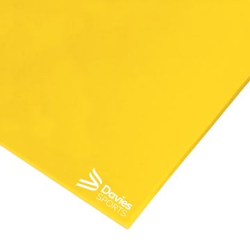 Davies Sports Agility Mat - 1.83m x 1.22m x 50mm - Rainbow Yellow