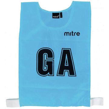 Mitre Netball Bib - Size 10-18 - Pack of 7 - Sky Blue