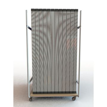 Fast Fold Trolley Rectangular Tables - Single