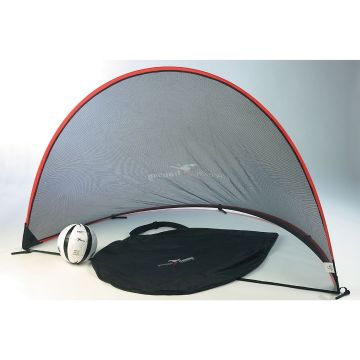 Precision Pop-Up Goals - 110 x 80cm - Black/Red - Pair