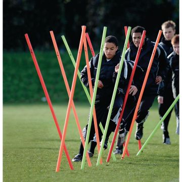 Precision Pro Boundary Poles - Orange/Red/Yellow - Pack of 12