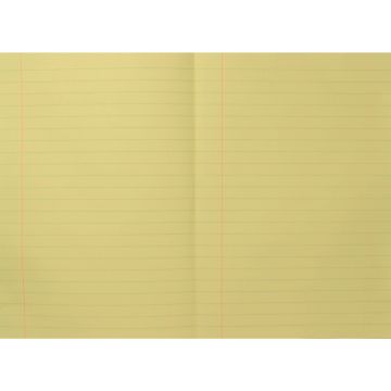 Rhino A4 Exercise Book 48 Page 12mm Ruled With Margin - Yellow - Pack of 10