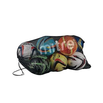 Mitre Mesh Ball Carrying Bag - Black/White