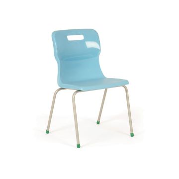 Titan 4 Leg Chairs - Size 5 Ages 11-14 - Sky Blue