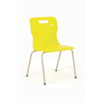 Titan 4 Leg Chairs - Size 4 Ages 8-11 - Yellow