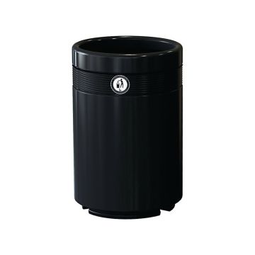 Monarch Litter Bin - Economy - Black