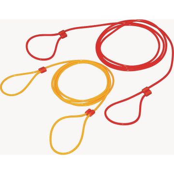 Double Dutch Skipping Rope 16ft - Red/Yellow Pack