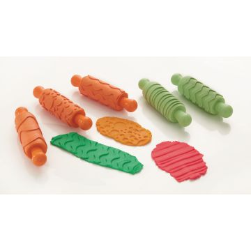  Rubber Rolling Pins Pattern - Pack of 5