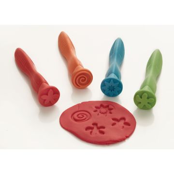 Classmates Soft Grip Pattern Stampers - Pack of 4