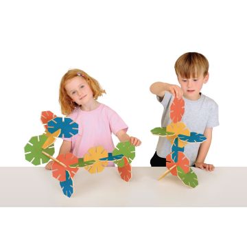 Wooden Octoplay Bright Colours - Pack of 20