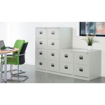 2 Drawer Filing Cabinet - H711mm
