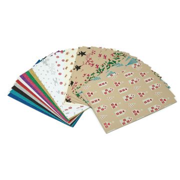 Patterned Craft Papers - Pack of 30