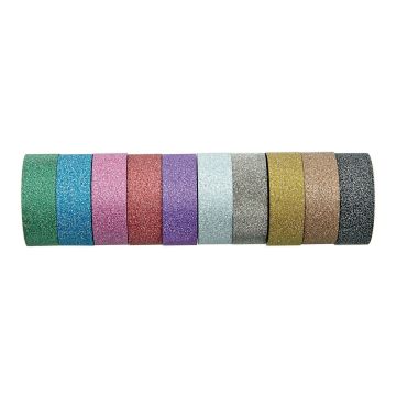 Glitter Washi Tape - Pack of 10