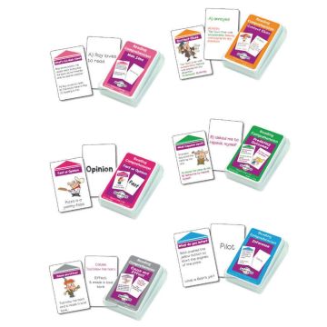 Reading Comprehension Smart Chute Cards - Pack of 7