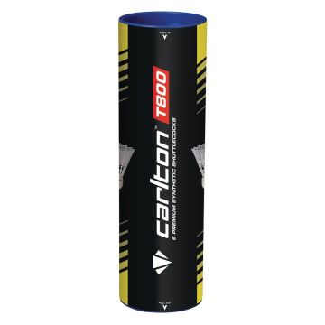 Carlton T800 Shuttlecocks - White - Fast - Tube of 6