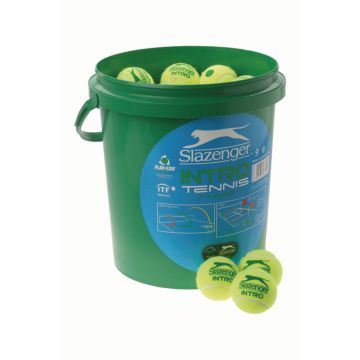 Slazenger Mini Green Stage Tennis Balls - Pack of 60