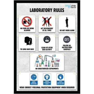 Lab Rules Poster