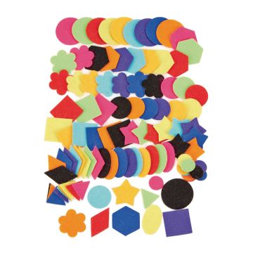 Self Adhesive Felt Shapes - Pack of 100