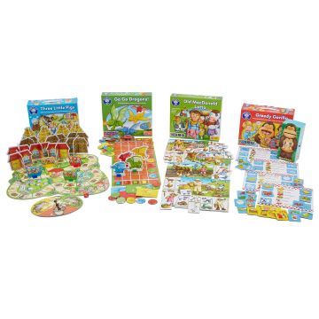 Orchard Toys - Beginners Board Games - Pack of 4
