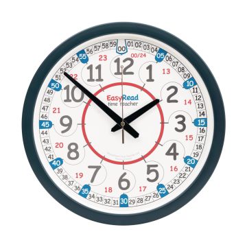 EasyRead Time Teacher - 24 -Hour Classroom Wall Clock