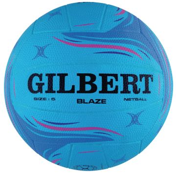 Gilbert Blaze Match Netball - Size 5 - Blue