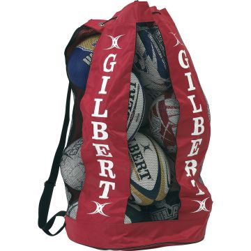 Gilbert Breathable 12 Ball Bag Excl Balls - Red