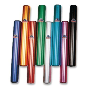 Vinex Senior Aluminium Relay Batons - 38mm - Assorted - Pack of 6