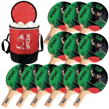 Fox Cub Table Tennis Pack - Red