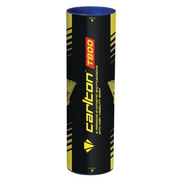 Carlton T800 Shuttlecocks - Yellow - Medium - Pack of 6