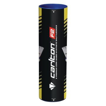 Carlton F2 Shuttlecocks - White - Fast - Pack of 6