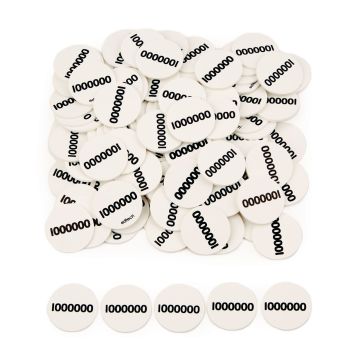 Place Value Counters - Millions - Pack of 100