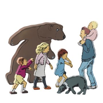 We're Going On A Bear Hunt Character and Cards Set