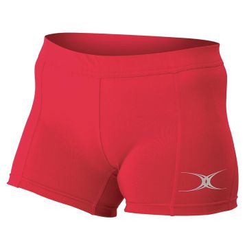 Gilbert Eclipse Netball Short - Red - Size 10