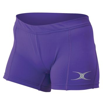 Gilbert Eclipse Netball Short - Purple - Size 6