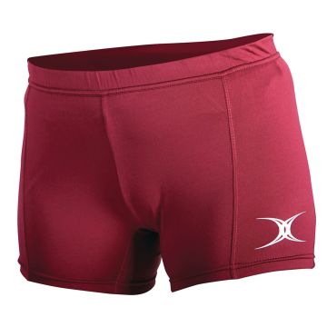 Gilbert Eclipse Netball Short - Maroon - Size 12