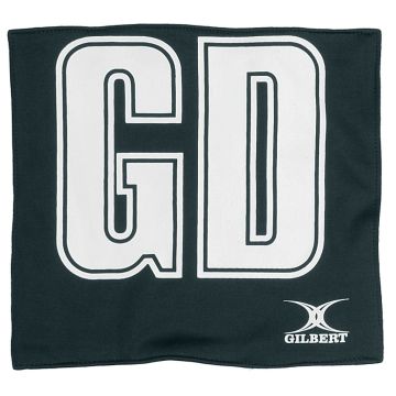 Gilbert Netball Pro Patch Bib - Black/White - Pack of 14