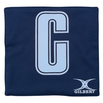Gilbert Netball Pro Patch Bib - Navy/Sky - Pack of 14