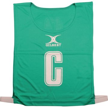 Gilbert Netball Bib - Green - Pack of 7