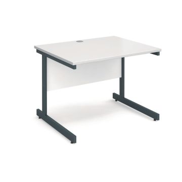 Contract Straight Desk 725mm - Oak