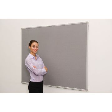 FlameShield Aluminium Framed Noticeboard 1200 x 1500mm - Blue