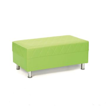 Turin Quilted Stool - Black