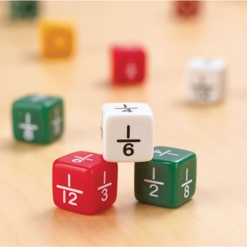 Fraction Dice - Pack of 6