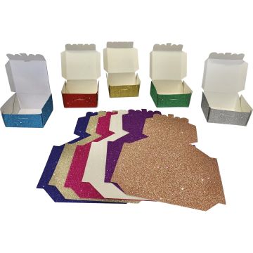 Glitter Gift Boxes - Pack of 30